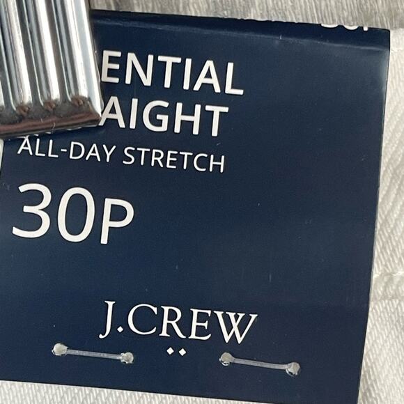 J. Crew Factory‎ Essential Straight Leg All Day Stretch Jeans in White Size 30P - Picture 9 of 11